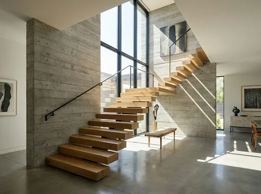 Escalera Escultórica Voladiza Fecotec